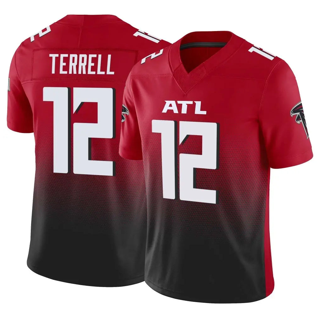 Punc A.Falcons #12 Avieon Terrell Player Red Vapor F.U.S.E. Limited Stitched Jerseys