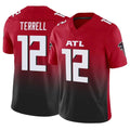 Punc A.Falcons #12 Avieon Terrell Player Red Vapor F.U.S.E. Limited Stitched Jerseys