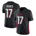 Punc A.Falcons #17 Zachariah Branch Player Black Vapor Untouchable Limited Home Game Stitched Jerseys