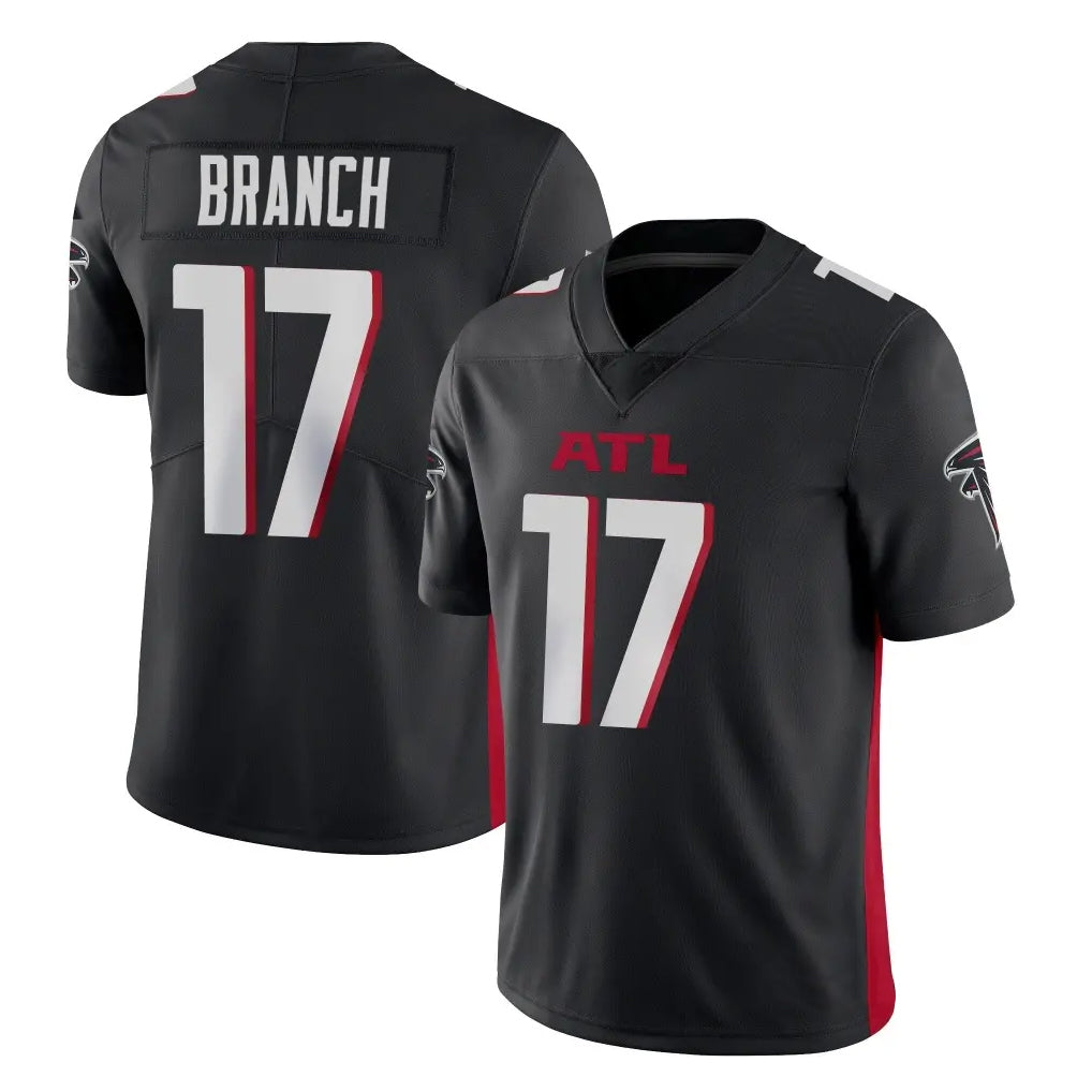 Punc A.Falcons #17 Zachariah Branch Player Black Vapor Untouchable Limited Home Game Stitched Jerseys