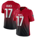 Punc A.Falcons #17 Zachariah Branch Player Red Vapor Untouchable Limited Home Game Stitched Jerseys