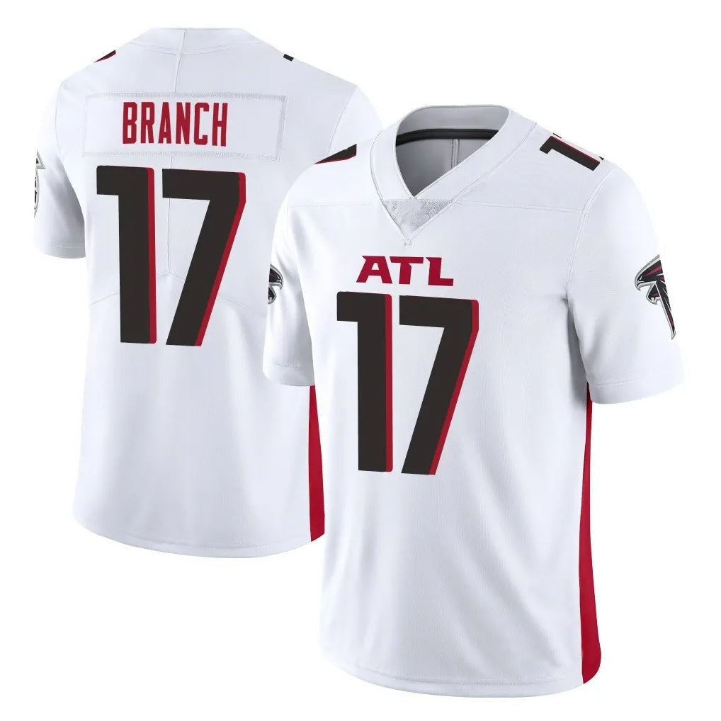 Punc A.Falcons #17 Zachariah Branch Player White Vapor Untouchable Limited Home Game Stitched Jerseys