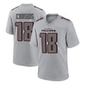 Punc A.Falcons #18 Kirk Cousins Branch Player Gray Fashion Home Game Stitched Jerseys