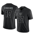 Punc A.Falcons #18 Kirk Cousins Player Black RFLCTV Limited Stitched Jerseys