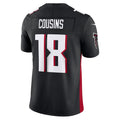 Punc A.Falcons #18 Kirk Cousins Player Black Vapor F.U.S.E. Limited Stitched Jerseys