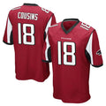 Punc A.Falcons #18 Kirk Cousins Player Red Color Vapor Home Game Stitched Jerseys