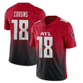Punc A.Falcons #18 Kirk Cousins Player Red Vapor Untouchable Limited Home Game Stitched Jerseys