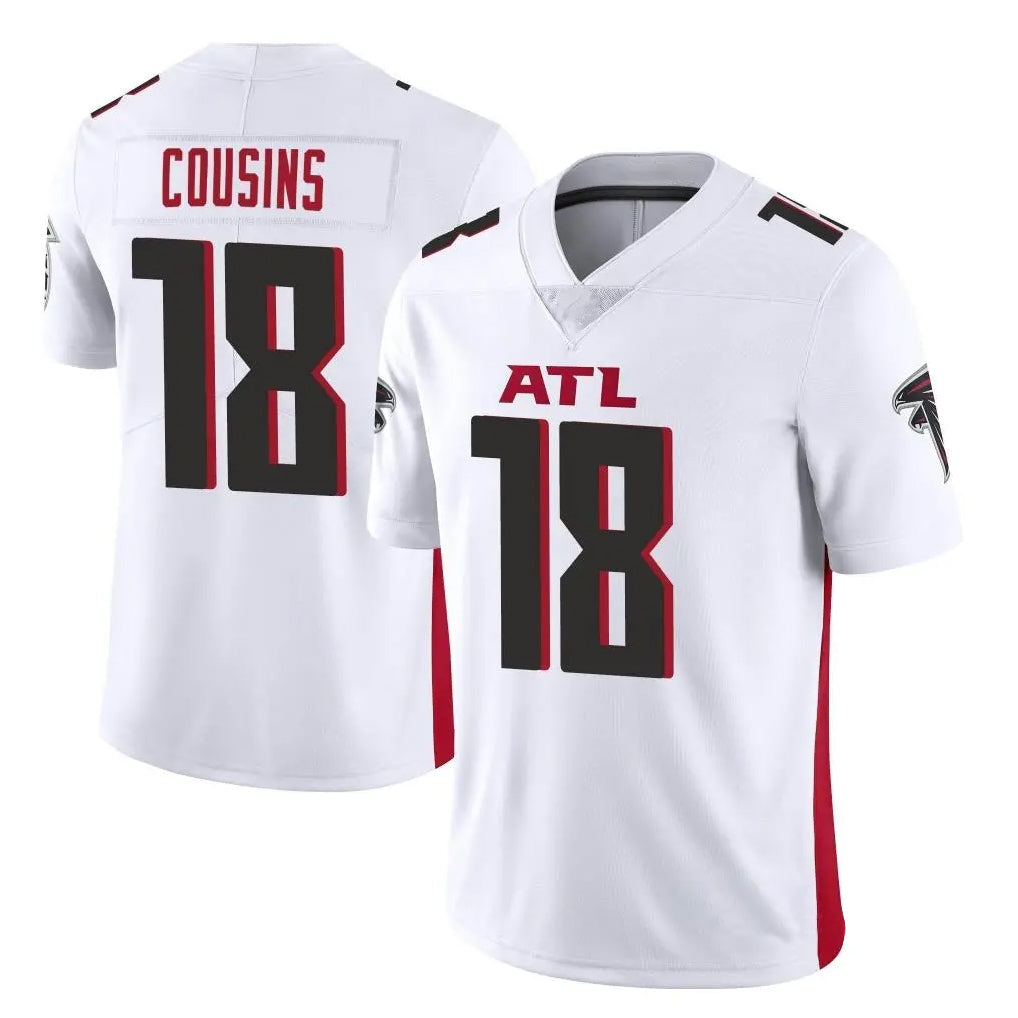Punc A.Falcons #18 Kirk Cousins Player White Vapor Untouchable Limited Home Game Stitched Jerseys