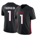 Punc A.Falcons #1 Tua Tagovailoa Player Black Vapor F.U.S.E. Limited Home Game Stitched Jerseys