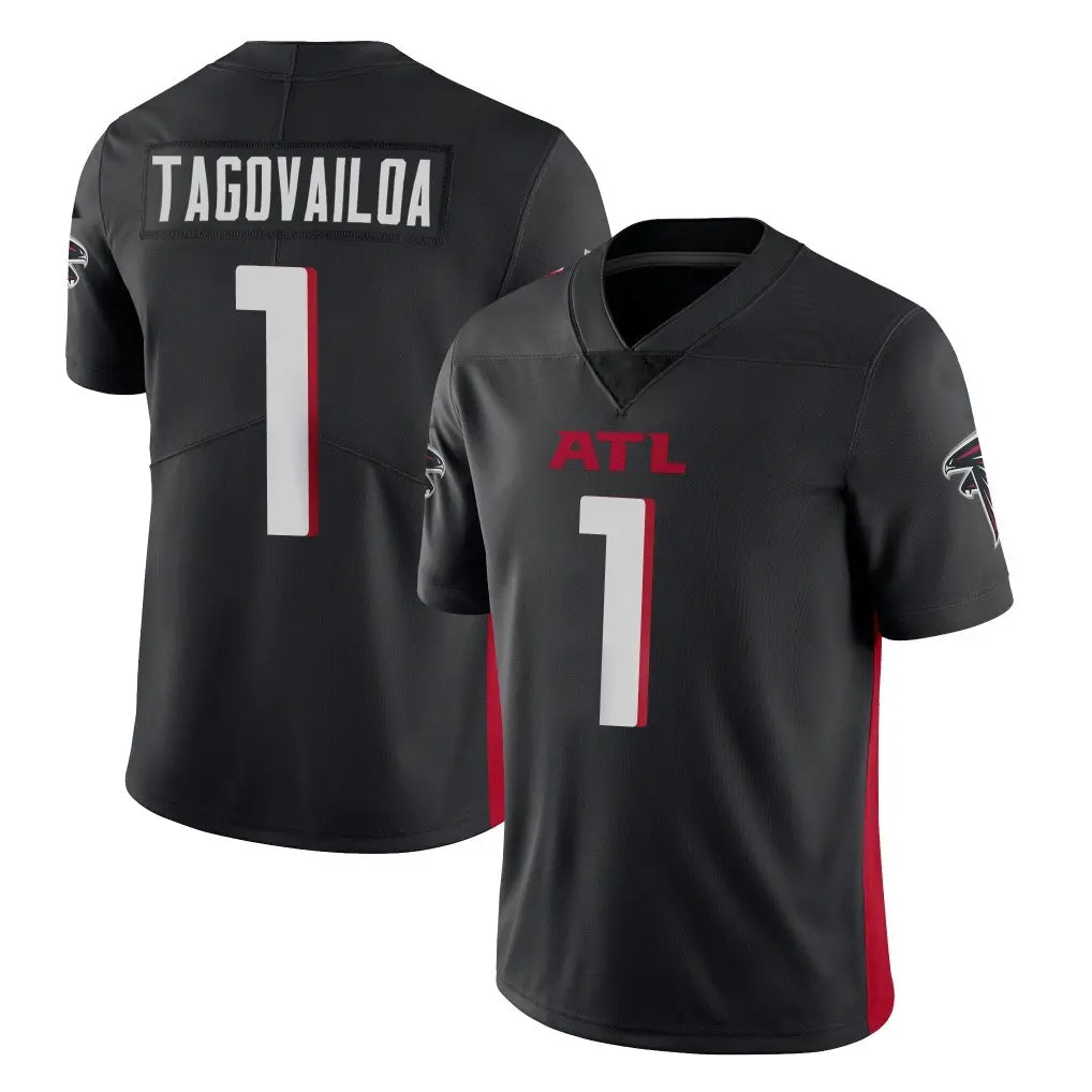 Punc A.Falcons #1 Tua Tagovailoa Player Black Vapor Untouchable Limited Home Game Stitched Jerseys