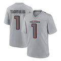 Punc A.Falcons #1 Tua Tagovailoa Player Gray Fashion Home Game Stitched Jerseys