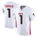 Punc A.Falcons #1 Tua Tagovailoa Player White Vapor Untouchable Limited Home Game Stitched Jerseys