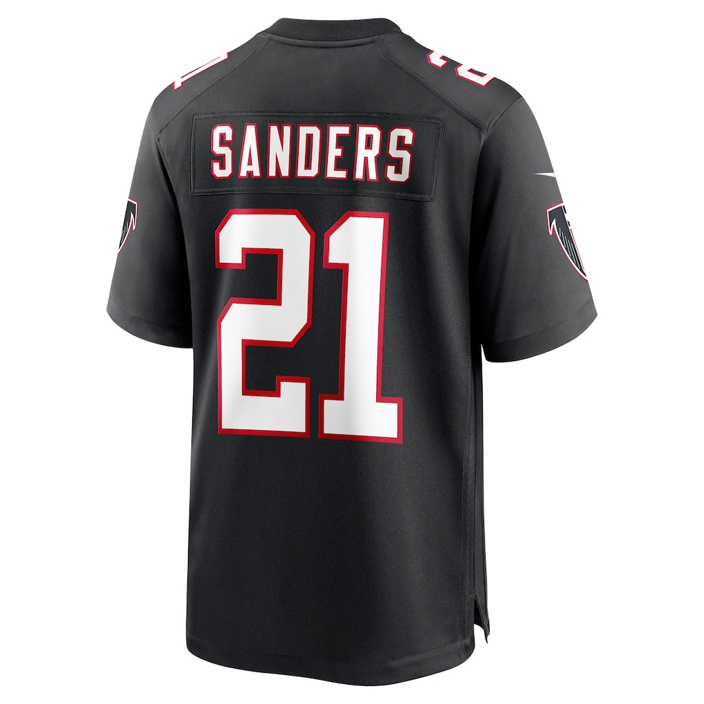 Punc A.Falcons #21 Deion Sanders Black Retired Player Alternate Game Stitched Jerseys