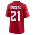 Punc A.Falcons #21 Deion Sanders Red Retired Player Game Stitched Jerseys