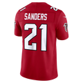 Punc A.Falcons #21 Deion Sanders Red Vapor F.U.S.E. Stitched Retired Limited Stitched Jerseys
