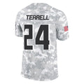 Punc A.Falcons #24 A.J. Terrell Jr. Player Arctic Camo Salute to Service Limited Stitched Jerseys