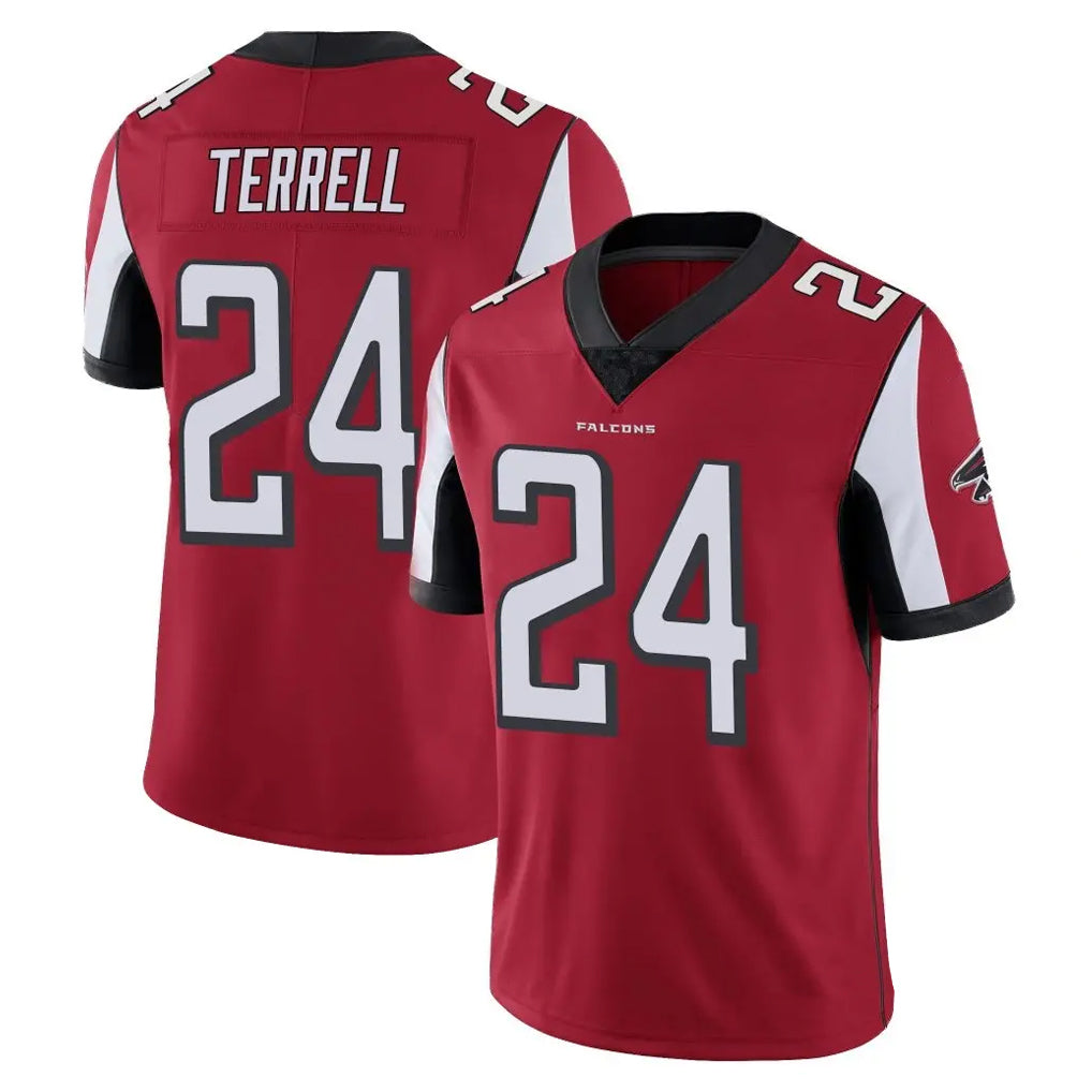 Punc A.Falcons #24 A.J. Terrell Jr. Player Red Color Vapor Untouchable Limited Home Game Stitched Jerseys
