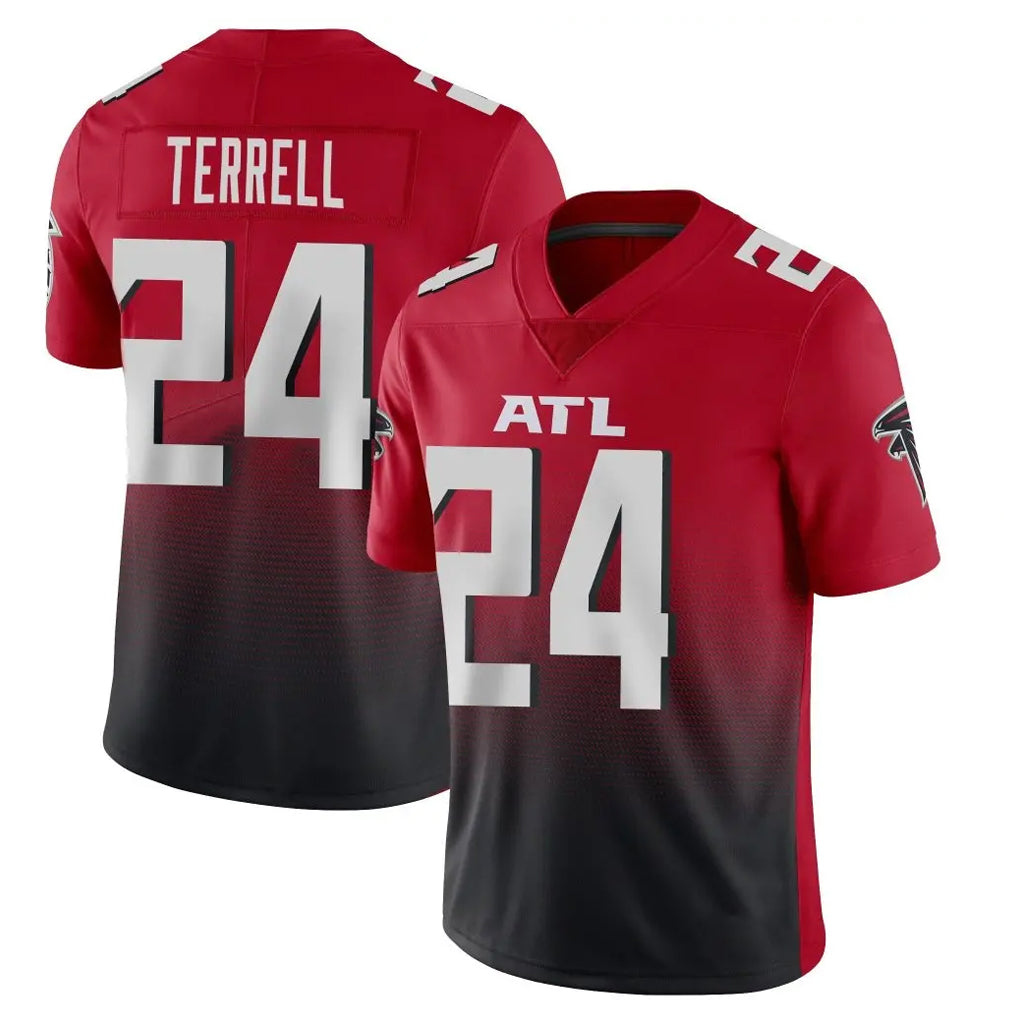Punc A.Falcons #24 A.J. Terrell Jr. Player Red Vapor Untouchable Limited Home Game Stitched Jerseys