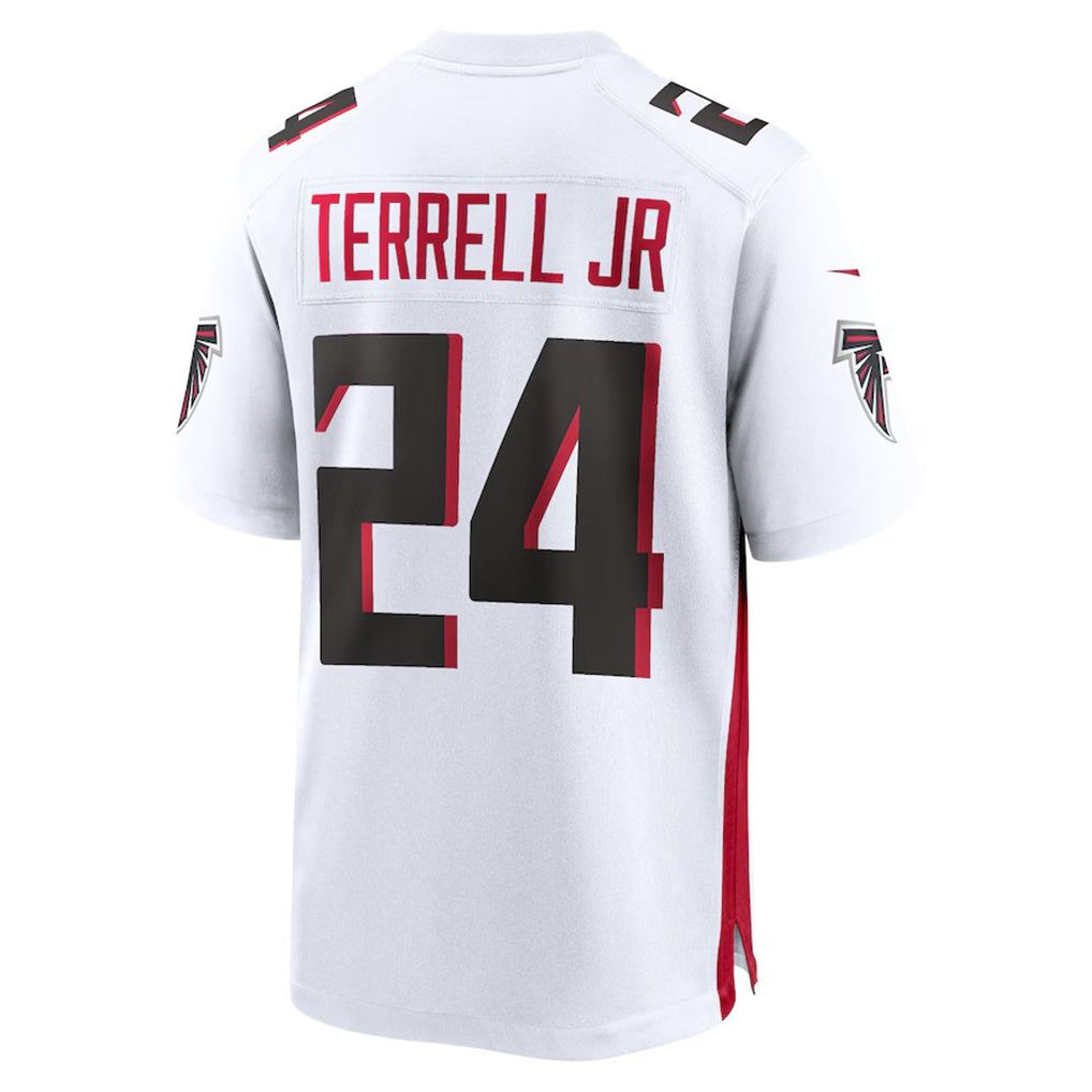 Punc A.Falcons #24 A.J. Terrell Jr. Player White Home Game Stitched Jerseys
