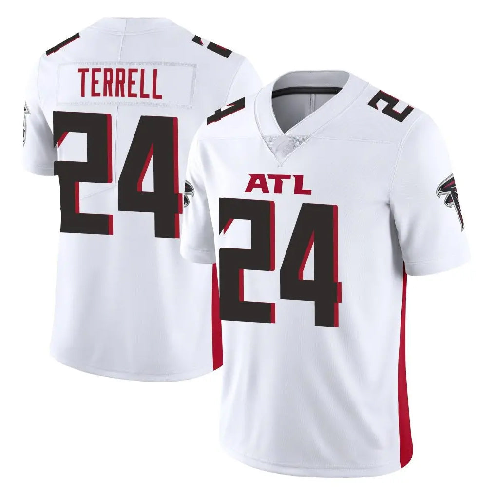 Punc A.Falcons #24 A.J. Terrell Jr. Player White Vapor Untouchable Limited Home Game Stitched Jerseys