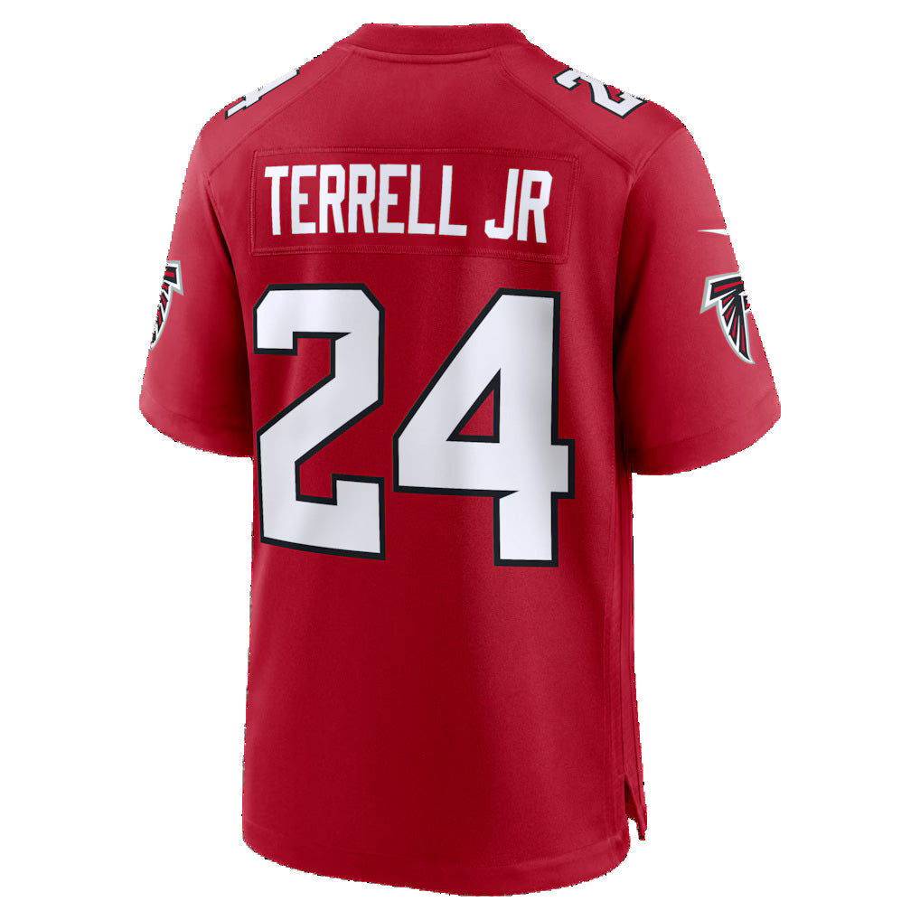 Punc A.Falcons #24 A.J. Terrell Red Game Stitched Jerseys