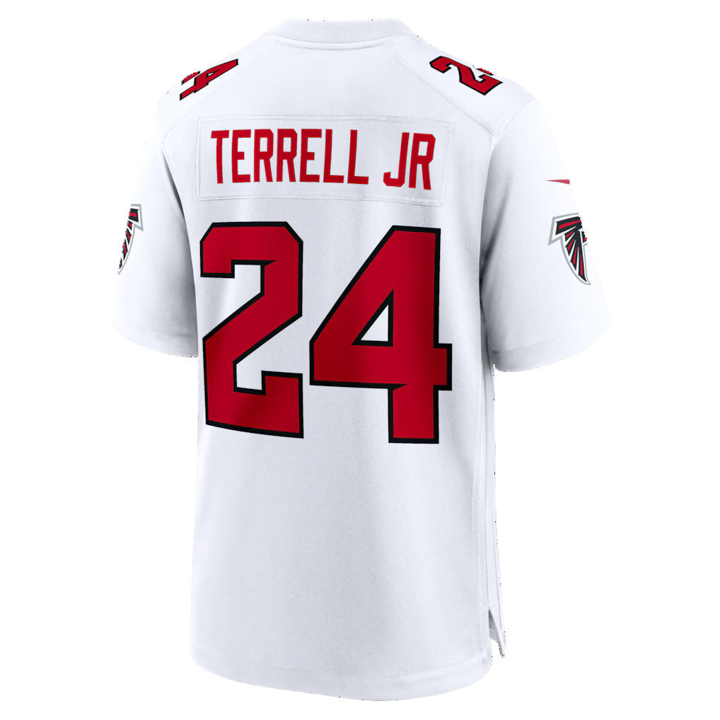 Punc A.Falcons #24 A.J. Terrell White Game Stitched Jerseys