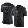 Punc A.Falcons #3 Jessie Bates III Player Black RFLCTV Limited Stitched Jerseys