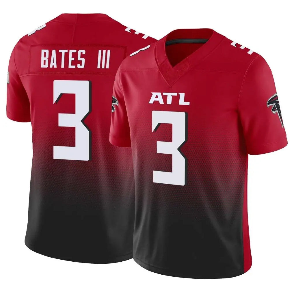 Punc A.Falcons #3 Jessie Bates III Player Red Vapor F.U.S.E. Limited Home Game Stitched Jerseys