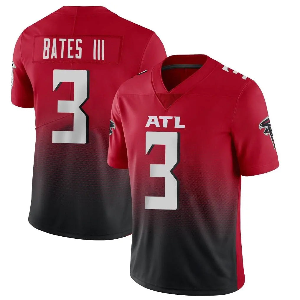 Punc A.Falcons #3 Jessie Bates III Player Red Vapor Untouchable Limited Home Game Stitched Jerseys