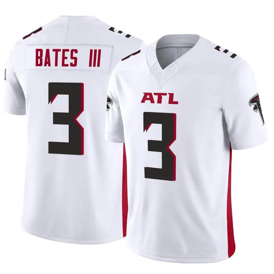 Punc A.Falcons #3 Jessie Bates III Player White Vapor F.U.S.E. Limited Stitched Jerseys