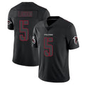Punc A.Falcons #5 Drake London Player Black Impact Limited Stitched Jerseys