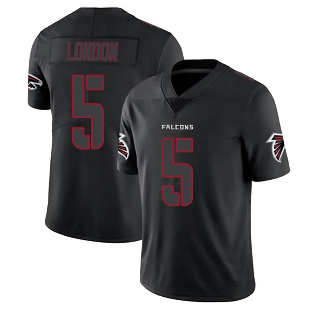 Punc A.Falcons #5 Drake London Player Black Impact Limited Stitched Jerseys