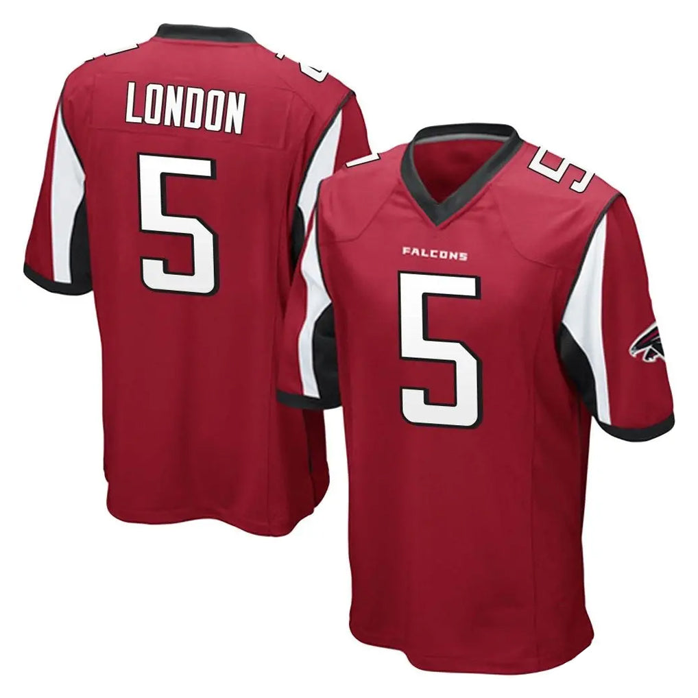 Punc A.Falcons #5 Drake London Player Red Color Vapor Home Game Stitched Jerseys