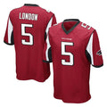 Punc A.Falcons #5 Drake London Player Red Color Vapor Home Game Stitched Jerseys