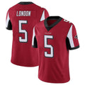 Punc A.Falcons #5 Drake London Player Red Color Vapor Untouchable Limited Home Game Stitched Jerseys