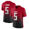 Punc A.Falcons #5 Drake London Player Red Vapor Untouchable Limited Home Game Stitched Jerseys