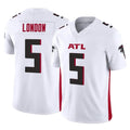 Punc A.Falcons #5 Drake London Player White Vapor F.U.S.E. Limited Home Game Stitched Jerseys