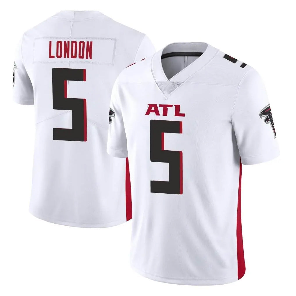 Punc A.Falcons #5 Drake London Player White Vapor Untouchable Limited Home Game Stitched Jerseys