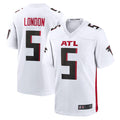 Punc A.Falcons #5 Drake London Player White Game Stitched Jerseys