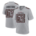 Punc A.Falcons #63 Chris Lindstrom Branch Player Gray Fashion Home Game Stitched Jerseys