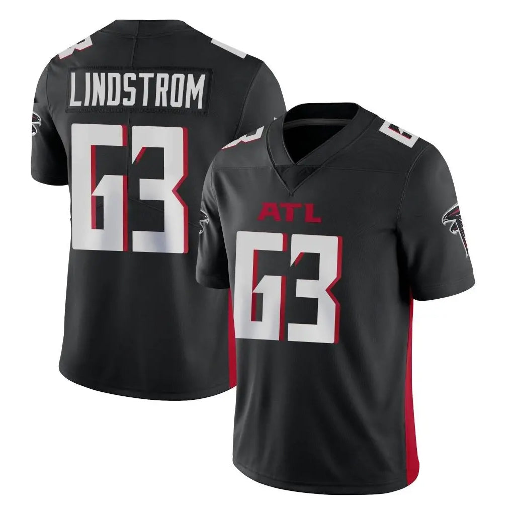 Punc A.Falcons #63 Chris Lindstrom Player Black Vapor Untouchable Limited Home Game Stitched Jerseys