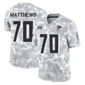 Punc A.Falcons #70 Jake Matthews Player Arctic Camo Salute to Service Limited Stitched Jerseys