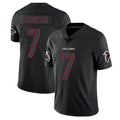 Punc A.Falcons #7 Bijan Robinson Player Black Impact Limited Stitched Jerseys