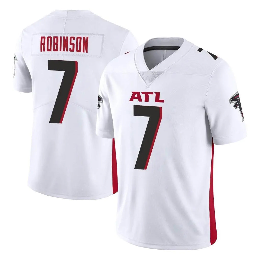 Punc A.Falcons #7 Bijan Robinson Player White Vapor Untouchable Limited Home Game Stitched Jerseys
