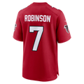 Punc A.Falcons #7 Bijan Robinson Red Game Stitched Jerseys
