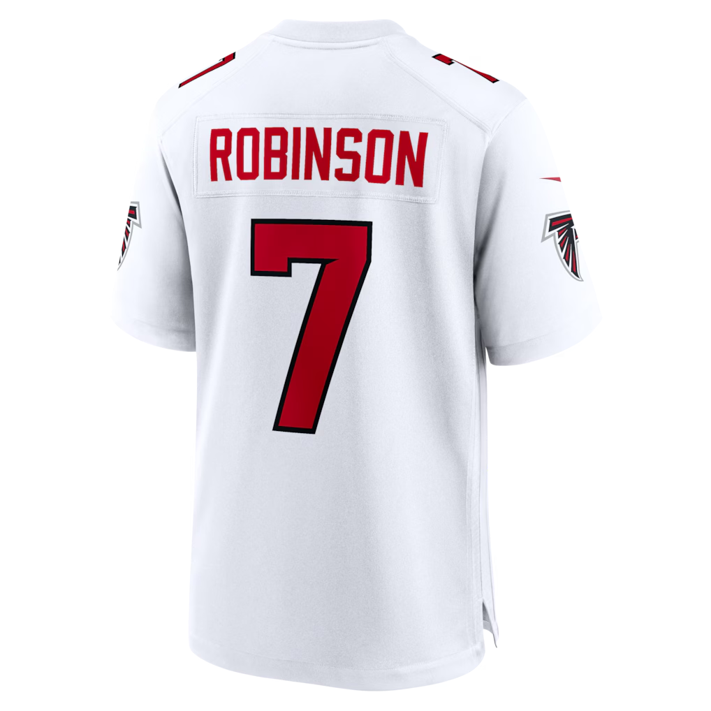Punc A.Falcons #7 Bijan Robinson White Game Stitched Jerseys