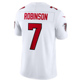 Punc A.Falcons #7 Bijan Robinson White Vapor F.U.S.E. Stitched Limited Jerseys
