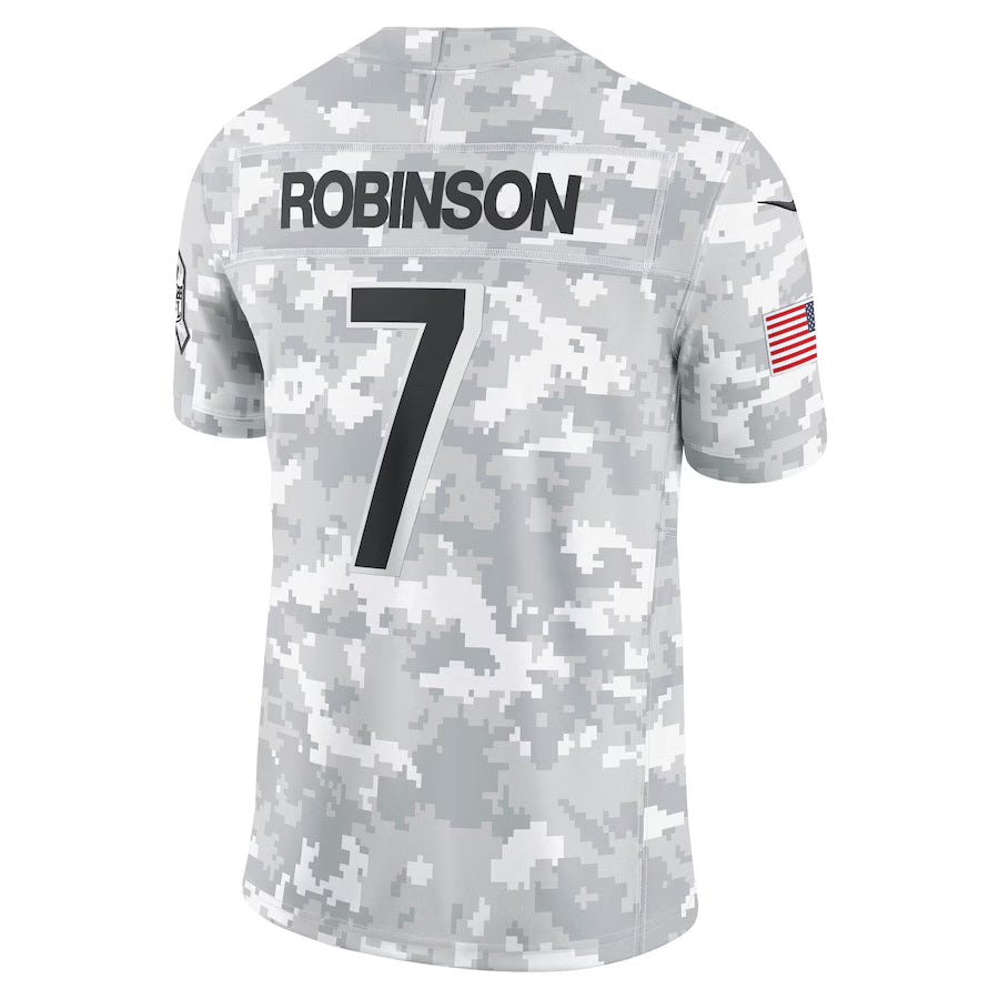 Punc A.Falcons #7 Bijan Robinson Player Camo Salute to Service Limited Stitched Jerseys