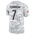 Punc A.Falcons #7 Bijan Robinson Player Camo Salute to Service Limited Stitched Jerseys