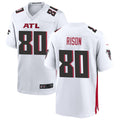 Punc A.Falcons #80 Andre Rison Player White Home Game Stitched Jerseys